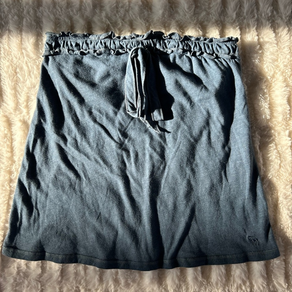 Y2K Vintage Abercrombie & Fitch Strapless Babydoll Tie Top